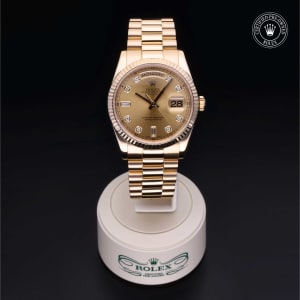 Rolex Certified Pre Owned Day Date 36 mm in Yellow gold 118238 Bucherer Paris
